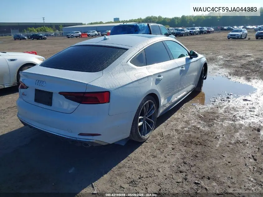 2018 Audi S5 3.0T Premium Plus VIN: WAUC4CF59JA044383 Lot: 42195056