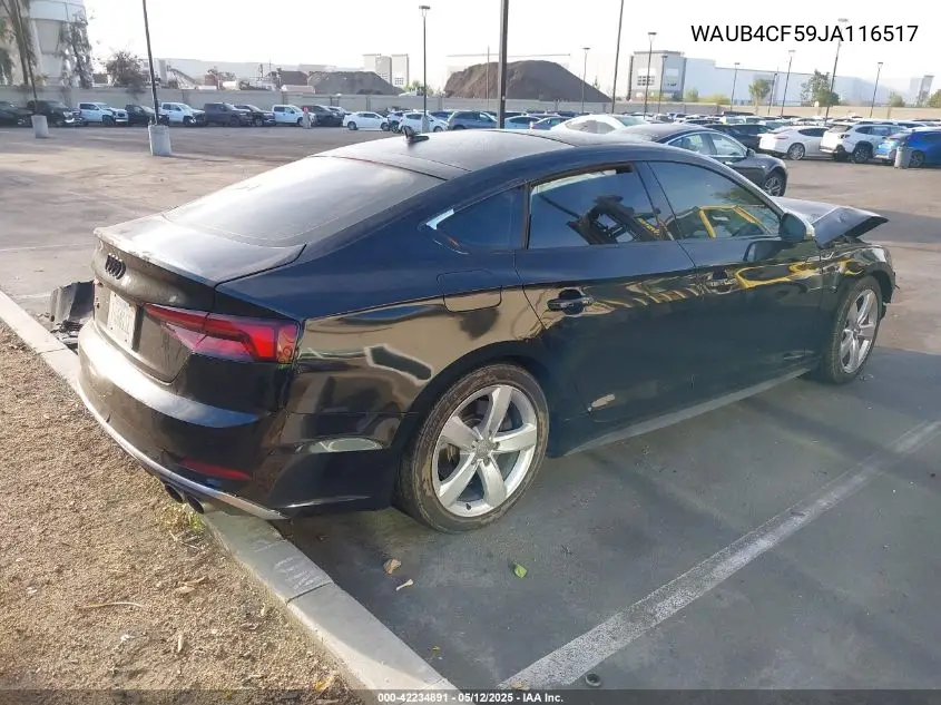 2018 Audi S5 Premium Plus VIN: WAUB4CF59JA116517 Lot: 42234891