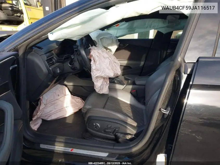 2018 Audi S5 Premium Plus VIN: WAUB4CF59JA116517 Lot: 42234891