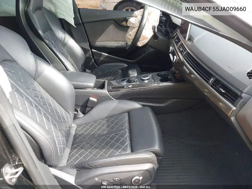 2018 Audi S5 3.0T Premium Plus VIN: WAUB4CF55JA009660 Lot: 42407950