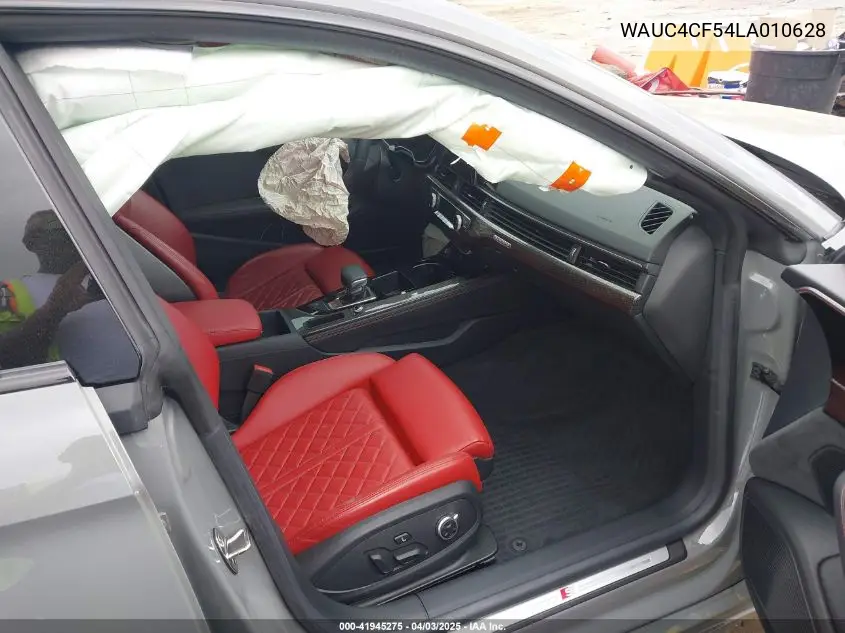 2020 Audi S5 Sportback Premium Plus Tfsi Quattro Tiptronic VIN: WAUC4CF54LA010628 Lot: 41945275