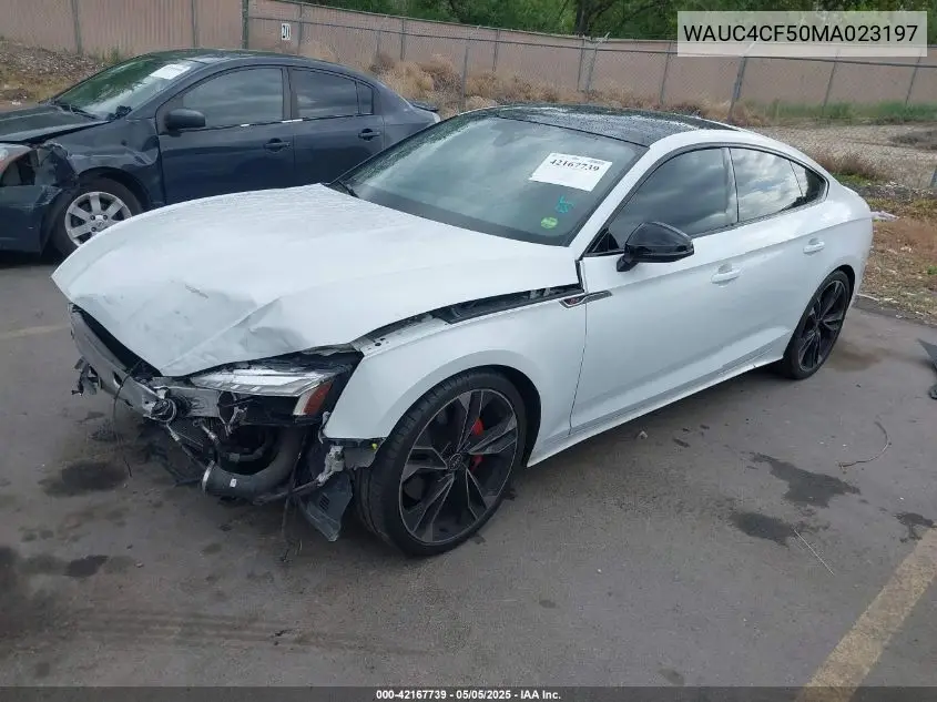 2021 Audi S5 Sportback Premium Plus Tfsi Quattro Tiptronic VIN: WAUC4CF50MA023197 Lot: 42167739