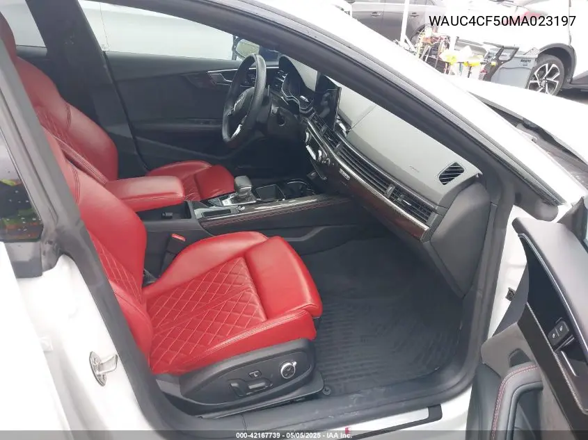 2021 Audi S5 Sportback Premium Plus Tfsi Quattro Tiptronic VIN: WAUC4CF50MA023197 Lot: 42167739