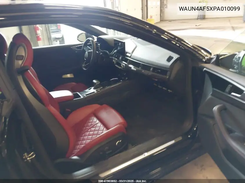 2023 Audi S5 Premium Tfsi Quattro Tiptronic VIN: WAUN4AF5XPA010099 Lot: 41903852