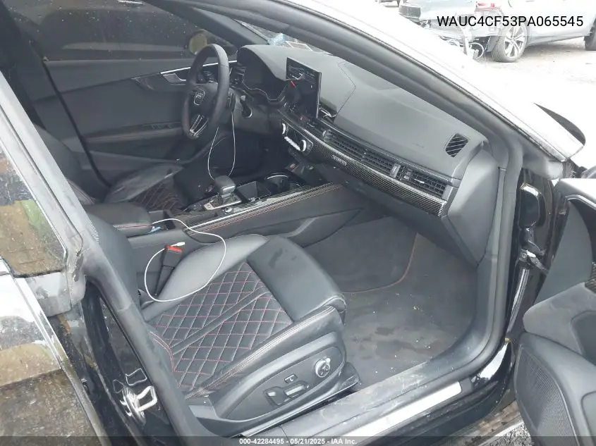 2023 Audi S5 Sportback Premium Plus Tfsi Quattro Tiptronic VIN: WAUC4CF53PA065545 Lot: 42284495