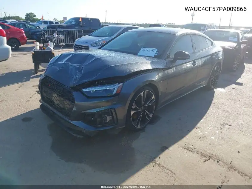 2023 Audi S5 Sportback Premium Plus Tfsi Quattro Tiptronic VIN: WAUC4CF57PA009866 Lot: 42597791