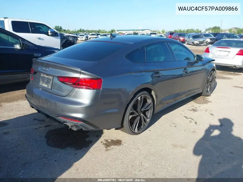 2023 Audi S5 Sportback Premium Plus Tfsi Quattro Tiptronic VIN: WAUC4CF57PA009866 Lot: 42597791