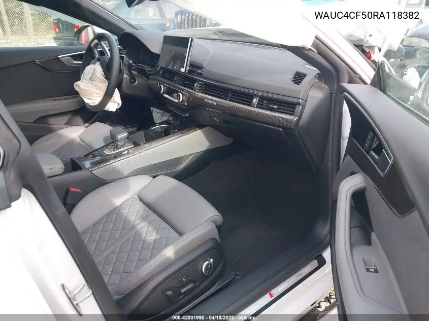 2024 Audi S5 Sportback Premium Plus Tfsi Quattro Tiptronic VIN: WAUC4CF50RA118382 Lot: 42001990