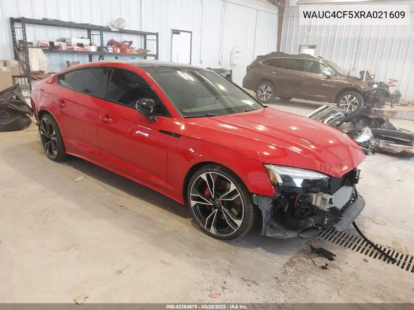 2024 Audi S5 Sportback Premium Plus Tfsi Quattro Tiptronic VIN: WAUC4CF5XRA021609 Lot: 42364675