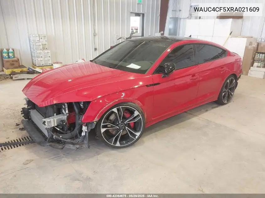 2024 Audi S5 Sportback Premium Plus Tfsi Quattro Tiptronic VIN: WAUC4CF5XRA021609 Lot: 42364675