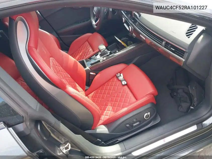 2024 Audi S5 Sportback Premium Plus Tfsi Quattro Tiptronic VIN: WAUC4CF52RA101227 Lot: 42519428