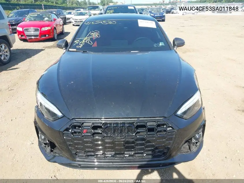 2025 Audi S5 Sportback Premium Tfsi Quattro Tiptronic VIN: WAUC4CF53SA011848 Lot: 42529530