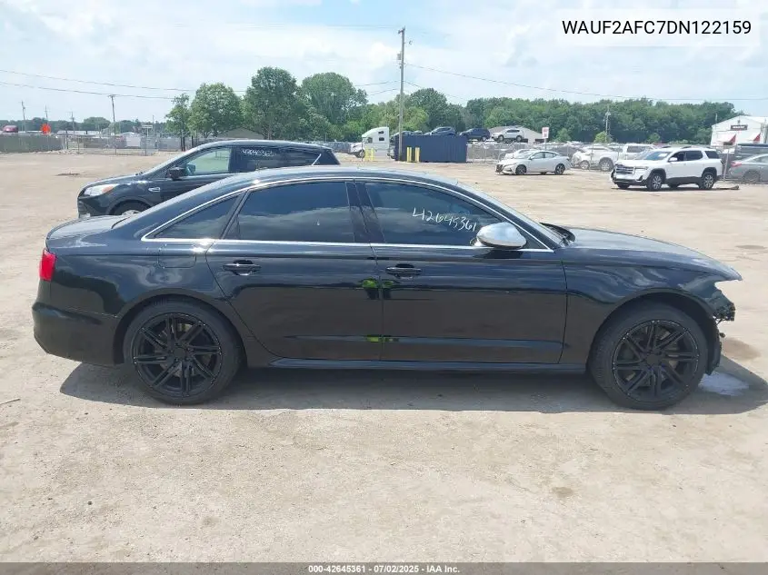 2013 Audi S6 4.0T Prestige VIN: WAUF2AFC7DN122159 Lot: 42645361