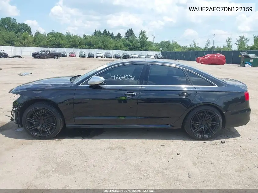 2013 Audi S6 4.0T Prestige VIN: WAUF2AFC7DN122159 Lot: 42645361