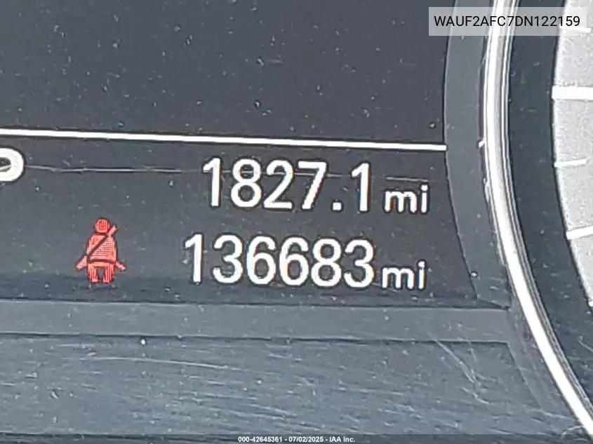 2013 Audi S6 4.0T Prestige VIN: WAUF2AFC7DN122159 Lot: 42645361