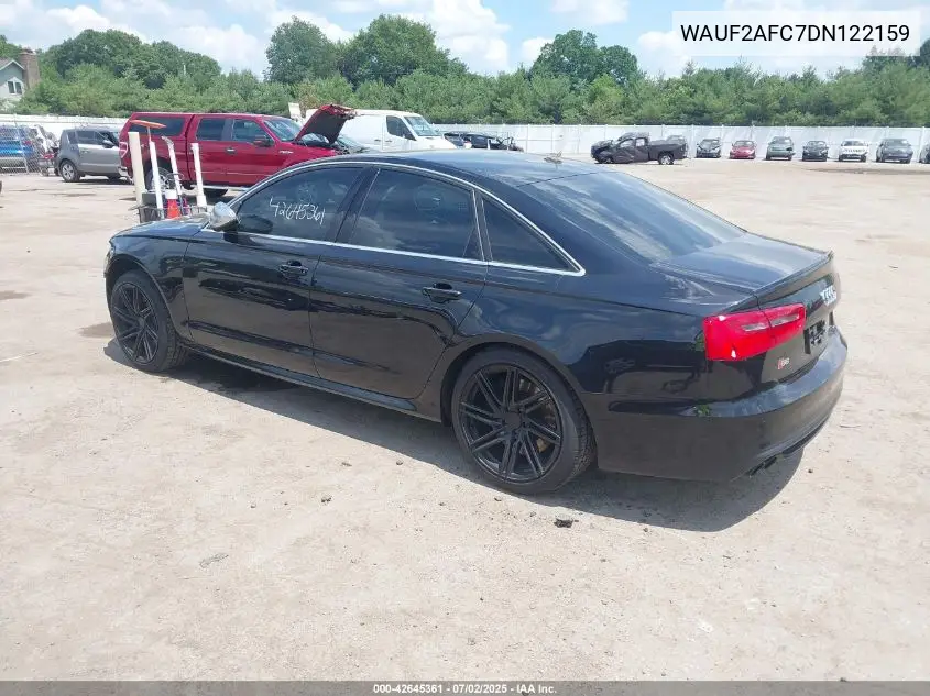 2013 Audi S6 4.0T Prestige VIN: WAUF2AFC7DN122159 Lot: 42645361