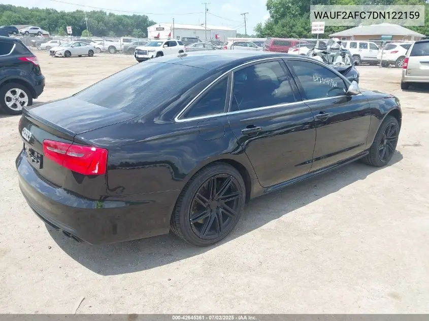 2013 Audi S6 4.0T Prestige VIN: WAUF2AFC7DN122159 Lot: 42645361