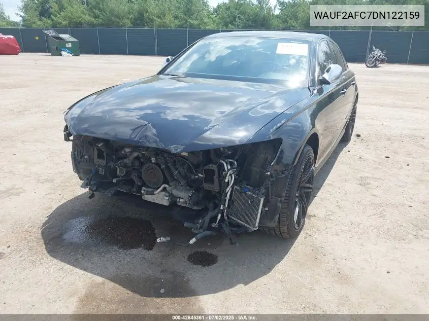 2013 Audi S6 4.0T Prestige VIN: WAUF2AFC7DN122159 Lot: 42645361