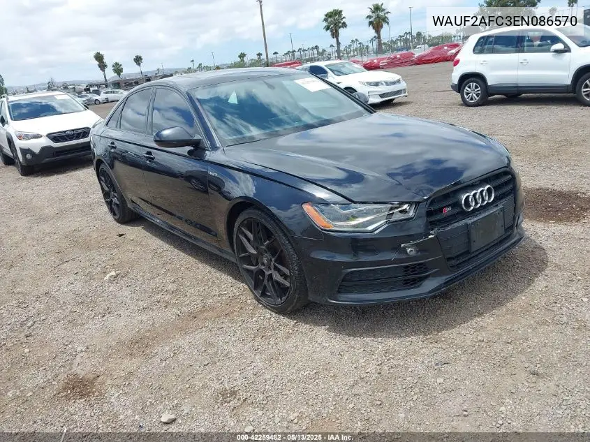 2014 Audi S6 4.0T Prestige VIN: WAUF2AFC3EN086570 Lot: 42259482