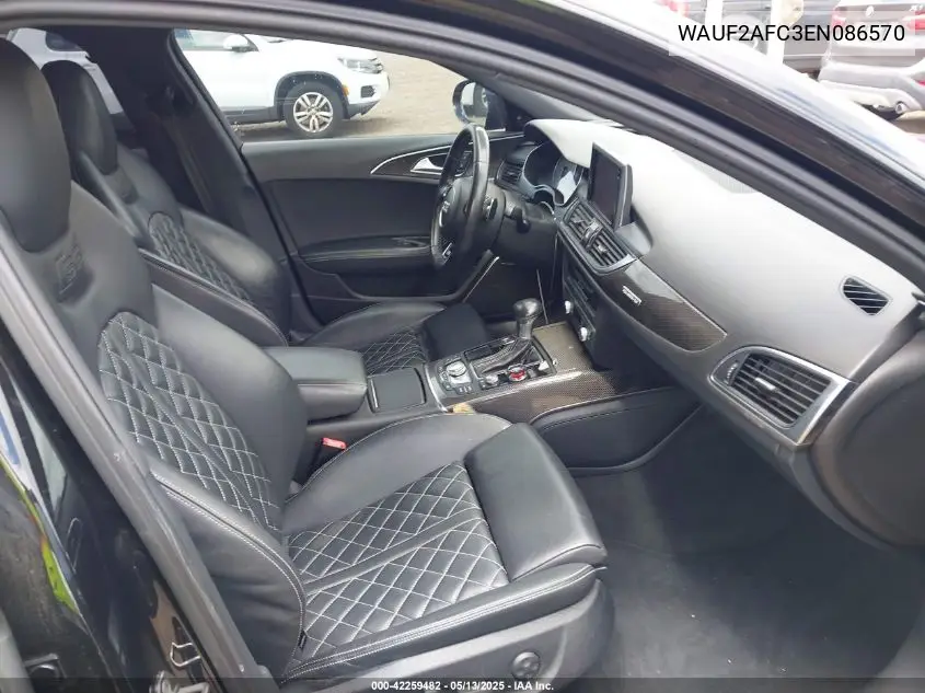 2014 Audi S6 4.0T Prestige VIN: WAUF2AFC3EN086570 Lot: 42259482