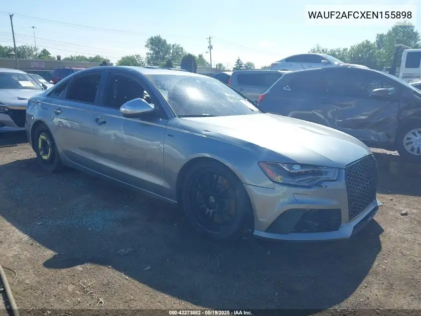 2014 Audi S6 4.0T Prestige VIN: WAUF2AFCXEN155898 Lot: 42273882