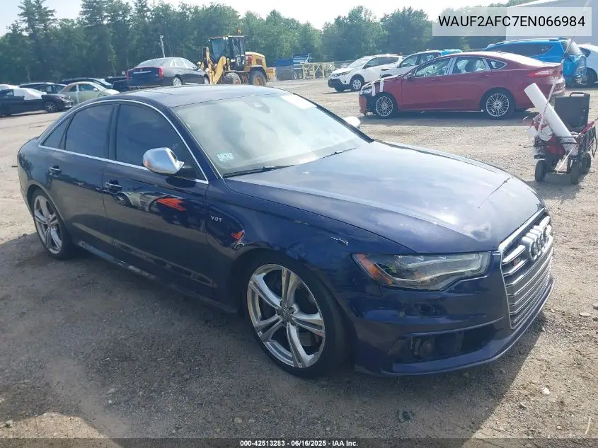 2014 Audi S6 4.0T Prestige VIN: WAUF2AFC7EN066984 Lot: 42513283