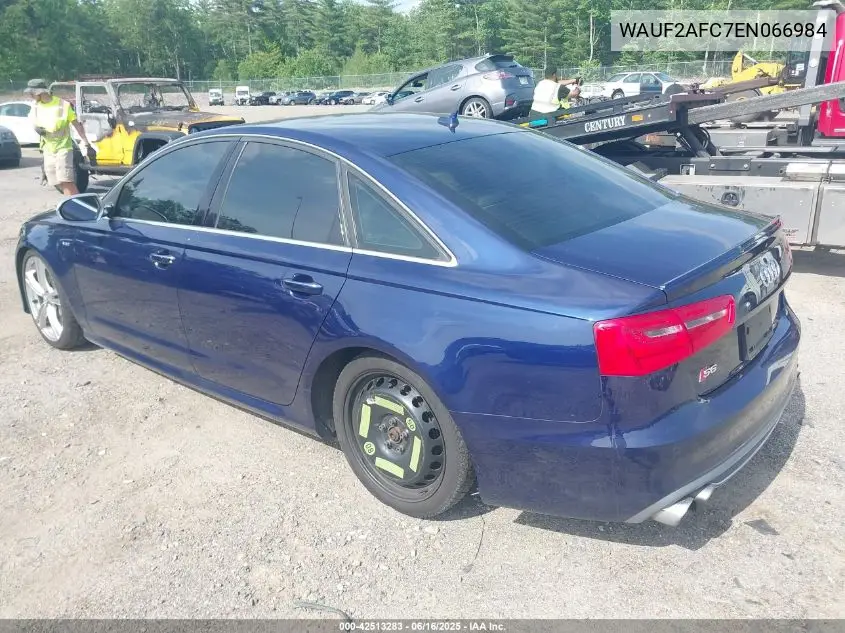 2014 Audi S6 4.0T Prestige VIN: WAUF2AFC7EN066984 Lot: 42513283