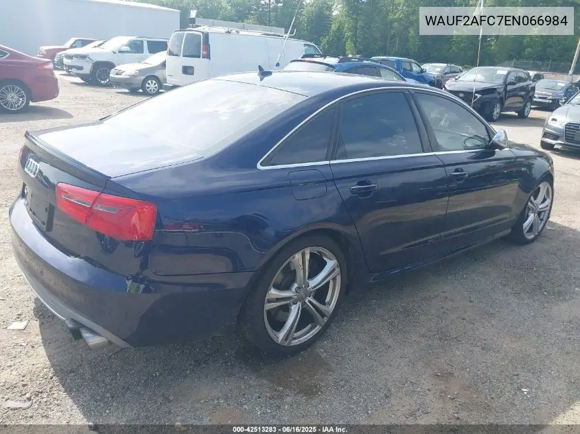 2014 Audi S6 4.0T Prestige VIN: WAUF2AFC7EN066984 Lot: 42513283