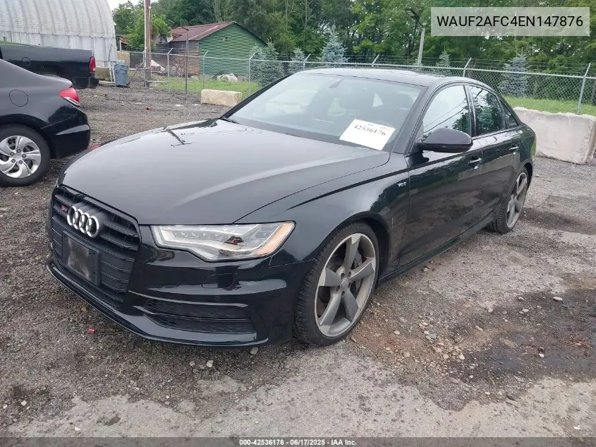 2014 Audi S6 4.0T Prestige VIN: WAUF2AFC4EN147876 Lot: 42536176