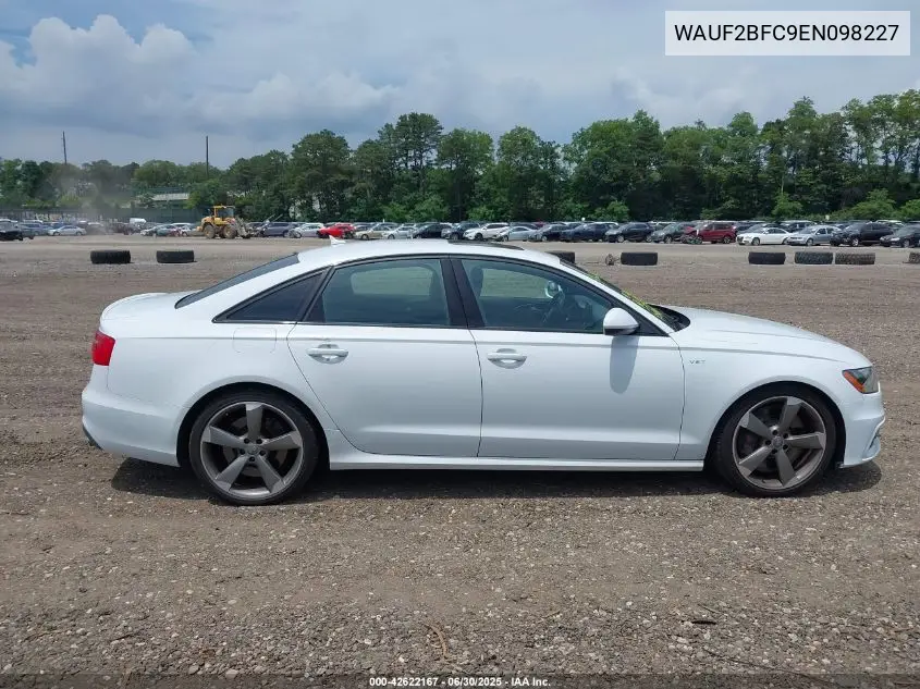 2014 Audi S6 4.0T Prestige VIN: WAUF2BFC9EN098227 Lot: 42622167