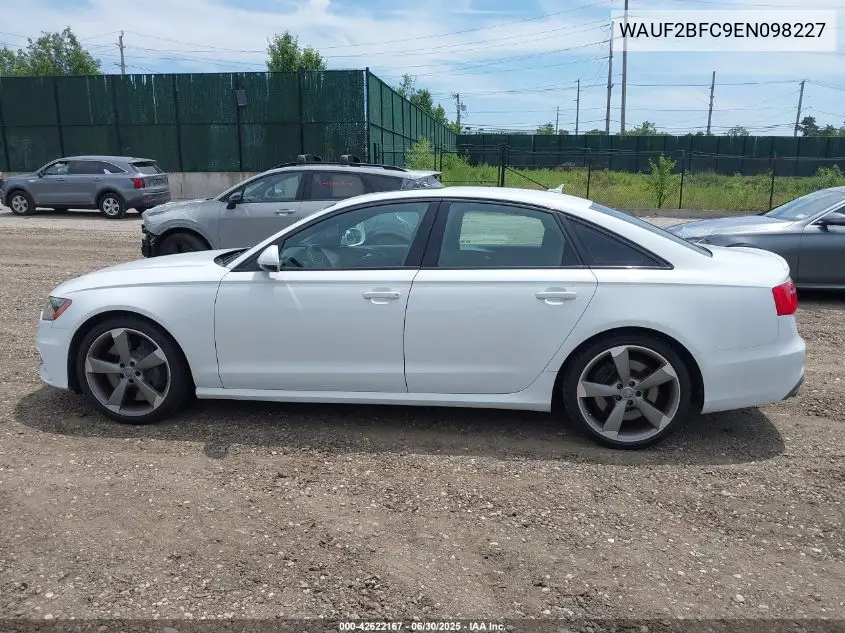 2014 Audi S6 4.0T Prestige VIN: WAUF2BFC9EN098227 Lot: 42622167