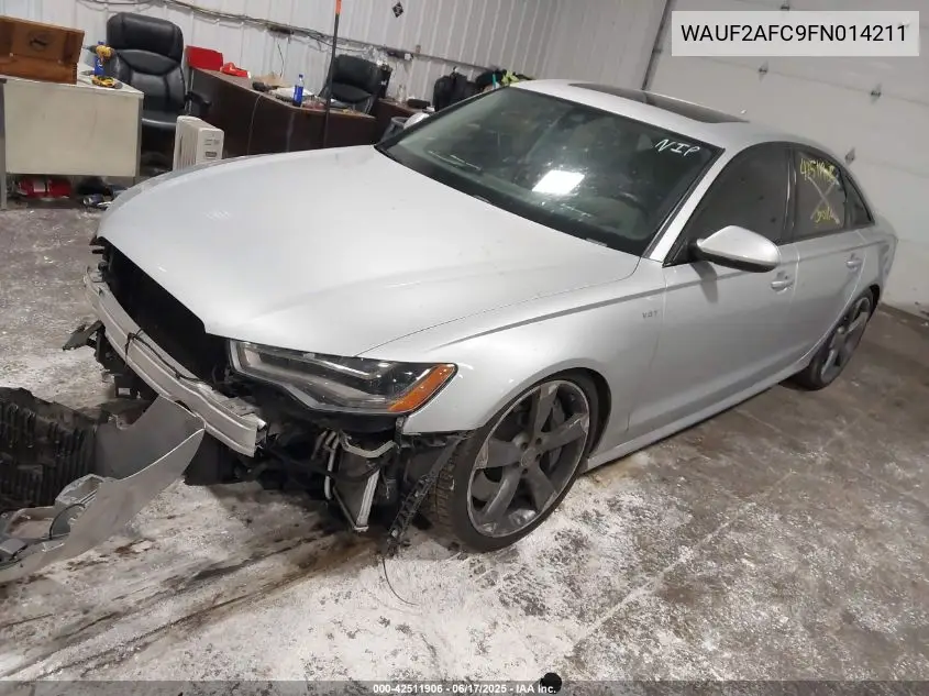 2015 Audi S6 4.0T VIN: WAUF2AFC9FN014211 Lot: 42511906