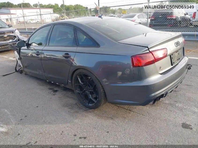 2016 Audi S6 4.0T Premium Plus VIN: WAUH2BFC5GN069349 Lot: 42194815