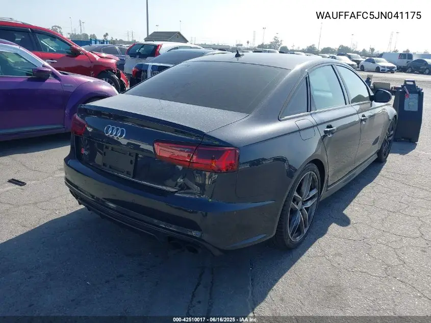 2018 Audi S6 4.0T Premium Plus VIN: WAUFFAFC5JN041175 Lot: 42510017