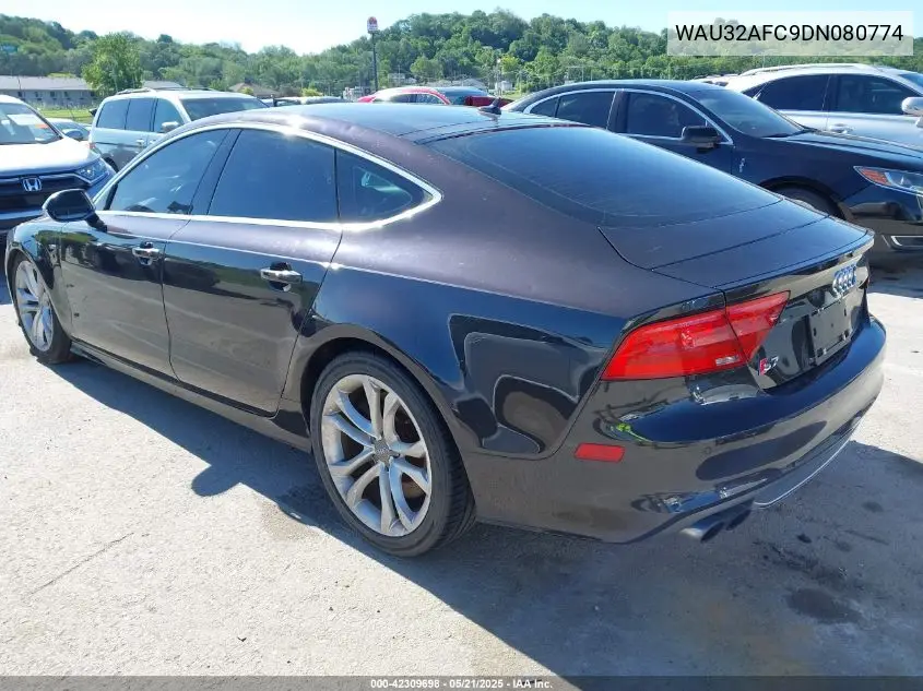 2013 Audi S7 4.0T Prestige VIN: WAU32AFC9DN080774 Lot: 42309698