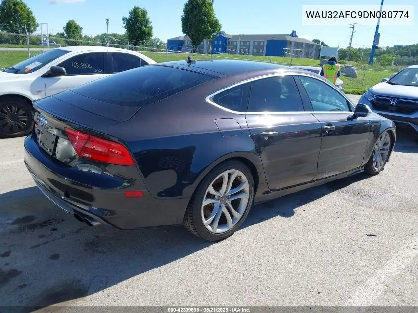 2013 Audi S7 4.0T Prestige VIN: WAU32AFC9DN080774 Lot: 42309698