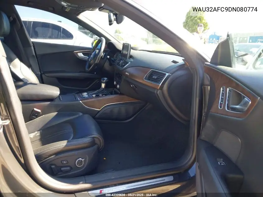 2013 Audi S7 4.0T Prestige VIN: WAU32AFC9DN080774 Lot: 42309698