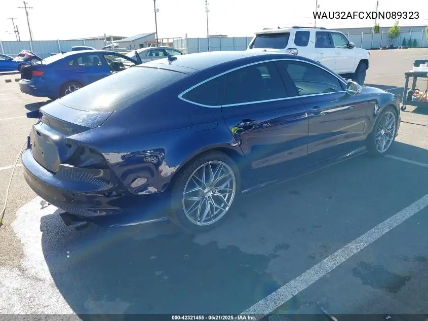 2013 Audi S7 4.0T Prestige VIN: WAU32AFCXDN089323 Lot: 42321455