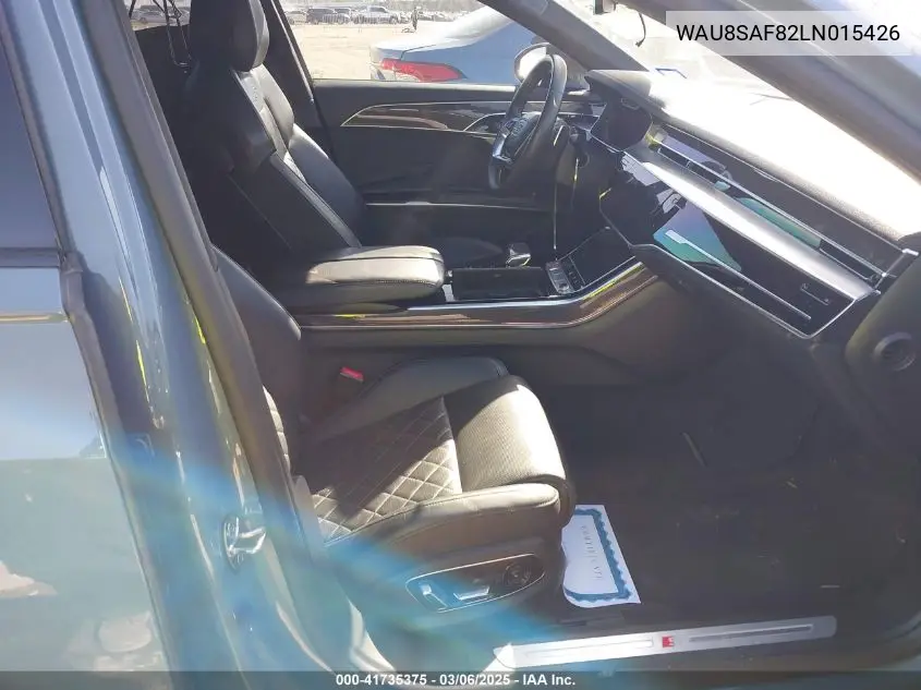 2020 Audi S8 Tfsi Quattro Tiptronic VIN: WAU8SAF82LN015426 Lot: 41735375