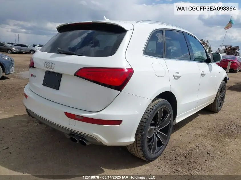 2014 Audi Sq5 Premium Plus VIN: WA1CGCFP3EA093364 Lot: 12318078