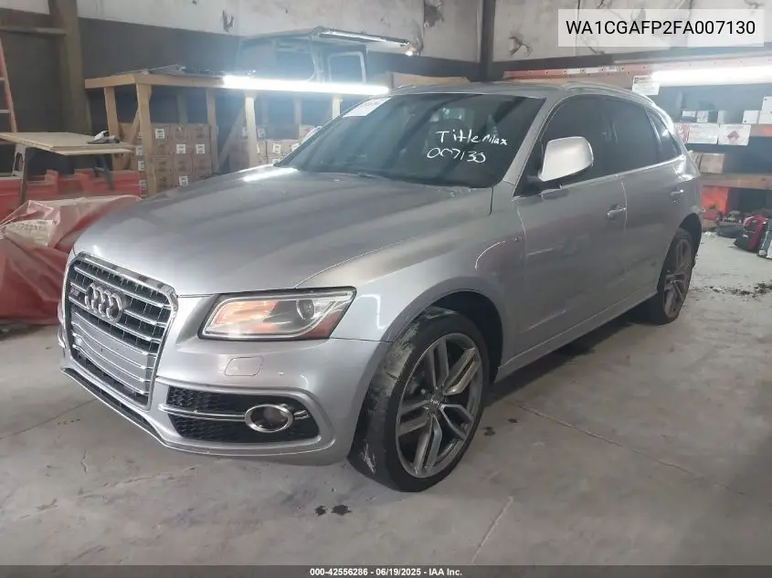2015 Audi Sq5 3.0T Premium Plus VIN: WA1CGAFP2FA007130 Lot: 42556286