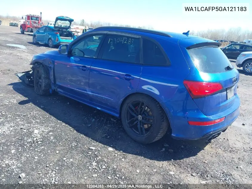 2016 Audi Sq5 3.0T Technik VIN: WA1LCAFP5GA121183 Lot: 12304283