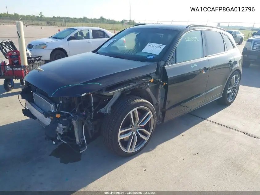 2016 Audi Sq5 3.0T Premium Plus VIN: WA1CCAFP8GA012796 Lot: 41989801