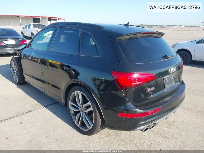 2016 Audi Sq5 3.0T Premium Plus VIN: WA1CCAFP8GA012796 Lot: 41989801
