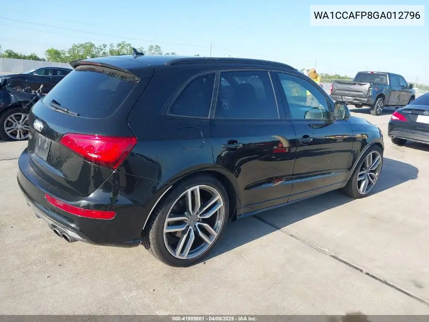 2016 Audi Sq5 3.0T Premium Plus VIN: WA1CCAFP8GA012796 Lot: 41989801