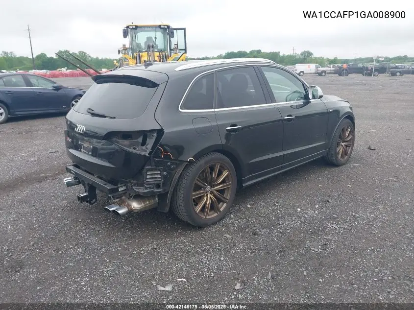 2016 Audi Sq5 Premium Plus VIN: WA1CCAFP1GA008900 Lot: 42146175
