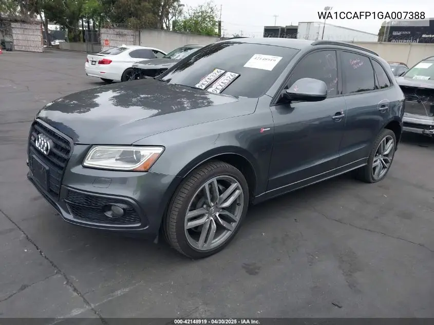 2016 Audi Sq5 Premium Plus VIN: WA1CCAFP1GA007388 Lot: 42148919