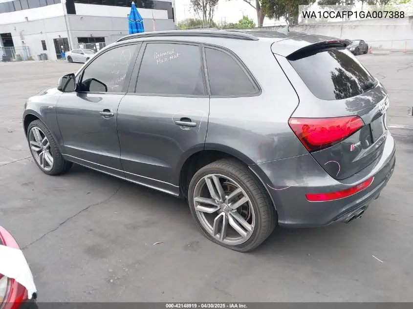 2016 Audi Sq5 Premium Plus VIN: WA1CCAFP1GA007388 Lot: 42148919