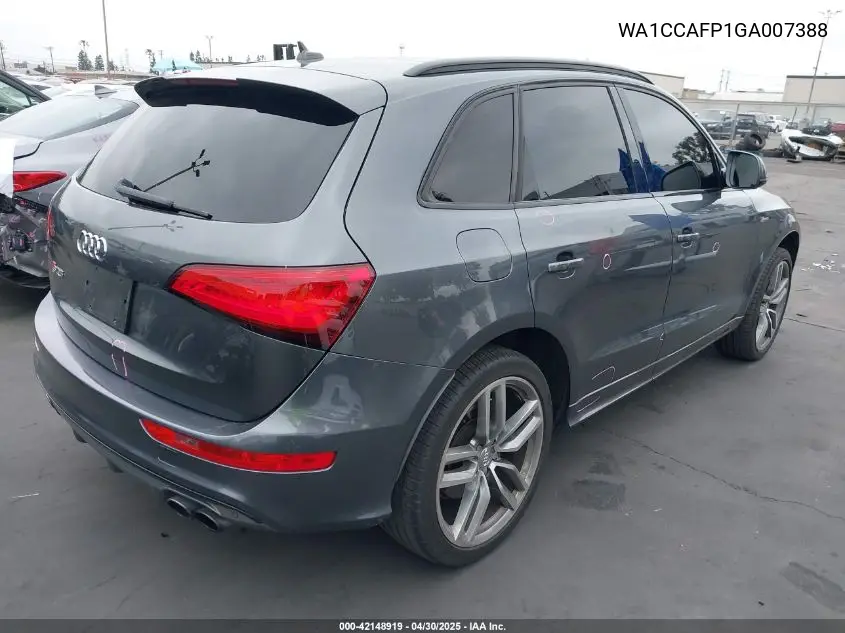 2016 Audi Sq5 Premium Plus VIN: WA1CCAFP1GA007388 Lot: 42148919