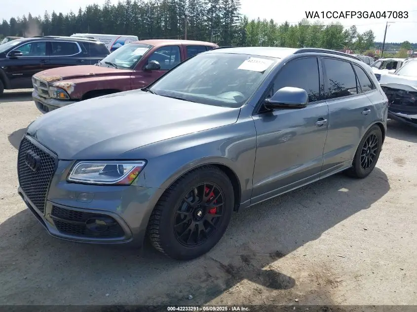 2016 Audi Sq5 Premium Plus VIN: WA1CCAFP3GA047083 Lot: 42233291